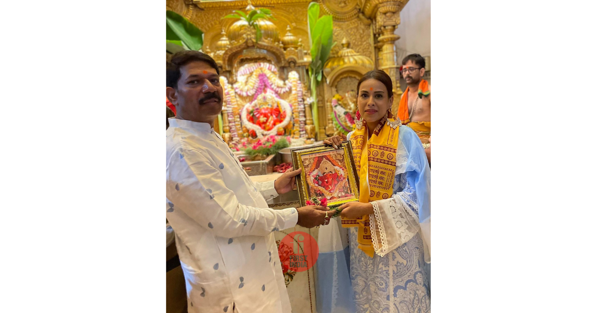 Nia Sharma continues her 13-year tradition, visits Siddhivinayak before the premiere of COLORS’ new show, 'Suhagan Chudail'